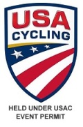 Held under USA Cycling event permit